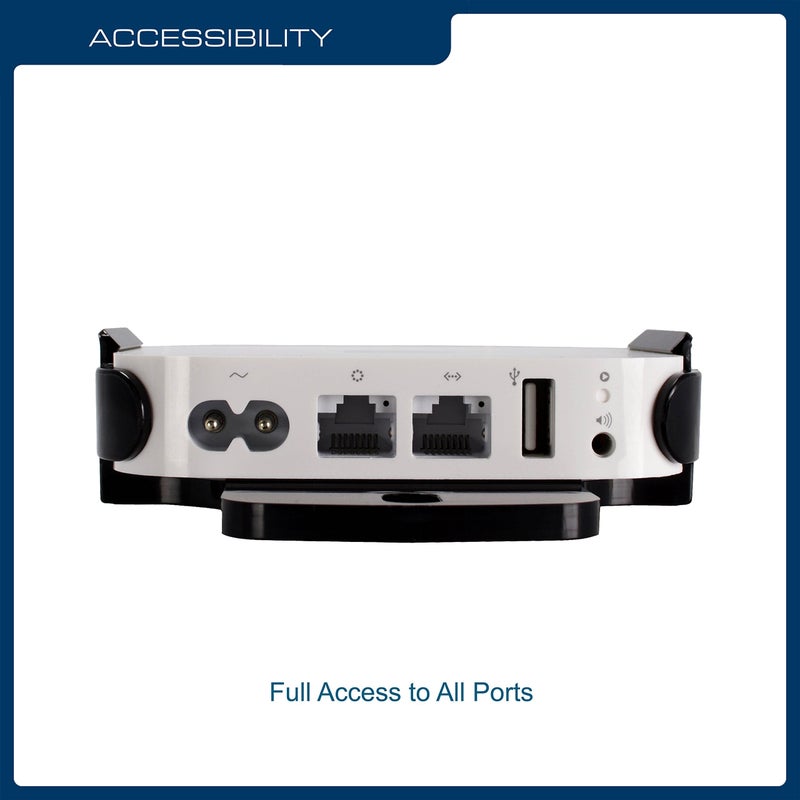QualGear QG-AM-017 Mount for Apple TV/AirPort Express Base Station (For 2nd & 3rd Generation Apple TVs) Black - Image 3